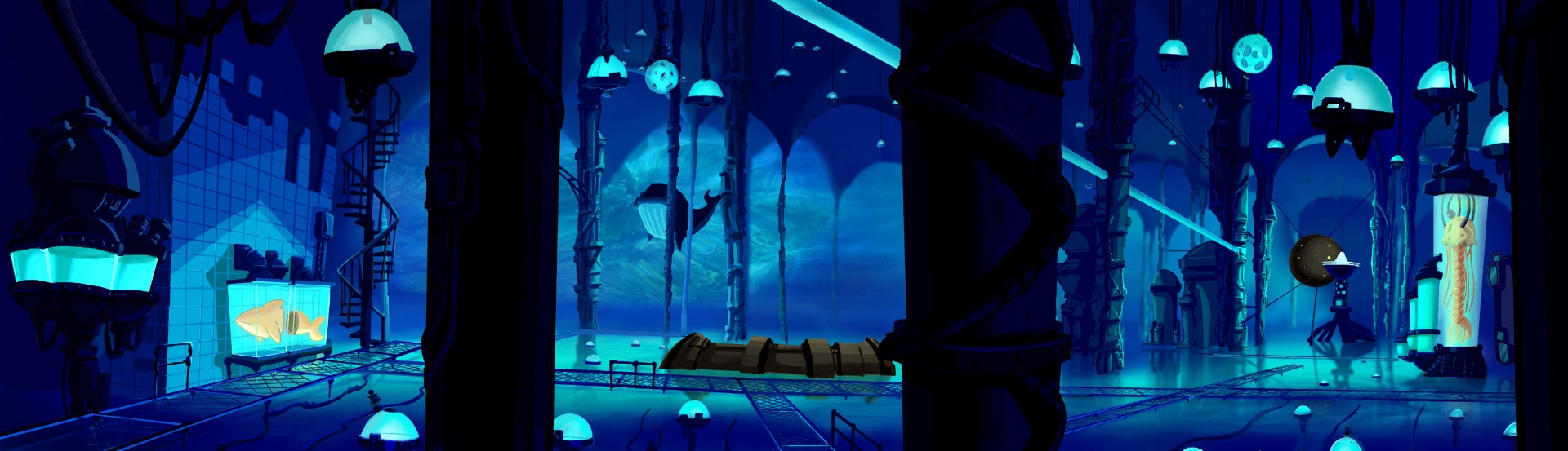 Digital background painting 